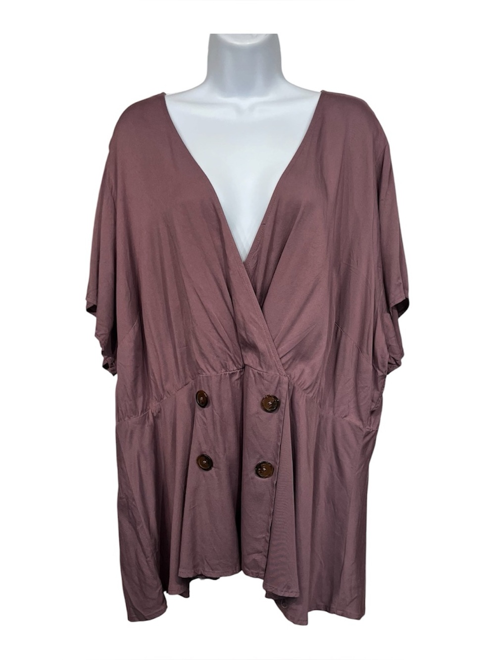 Torrid size 4 v-neck blouse - Picture 2 of 9